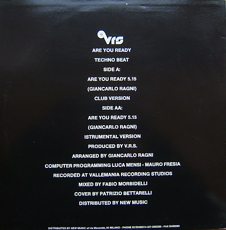 Techno Beat - Are You Ready | Vrs (VRS 04) - 2