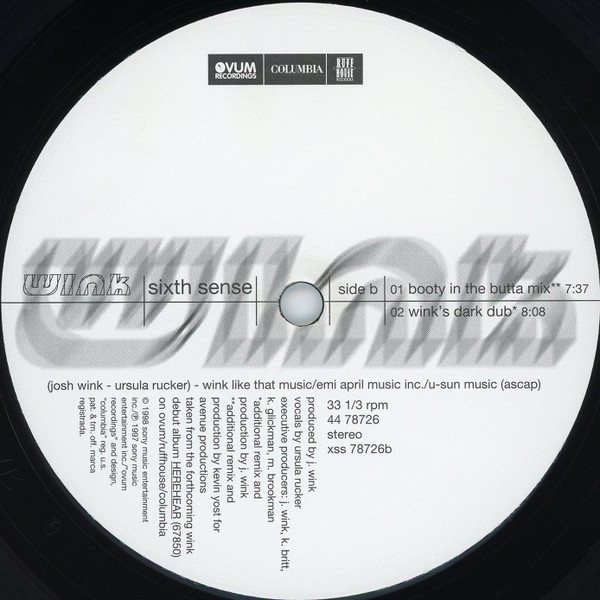 Josh Wink - Sixth Sense | Ovum Recordings (44 78726) - 4