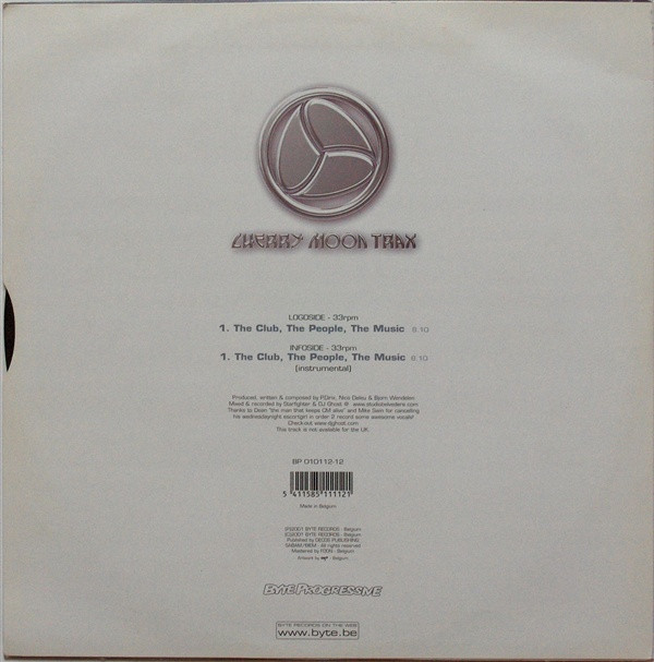Cherry Moon Trax - The Club, The People, The Music | Byte Progressive (BP 010112-12) - 2