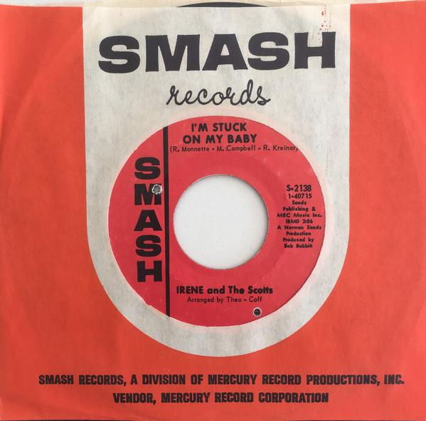 Irene & The Scotts - I'm Stuck On My Baby / Why Do You Treat Me Like You Do | Smash Records (S-2138) - 3 Irene & The Scotts - I'm Stuck On My Baby / Why Do You Treat Me Like You Do | Smash Records (S-2138) - 3