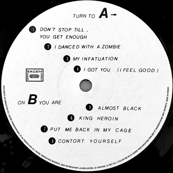 James Chance & The Contortions - Live Aux Bains Douches | Invisible Records (SCOPA 10008) - 4