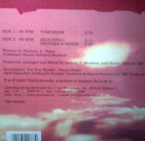 Andrea T. Mendoza & Steven Tibet - Fat E.P. Volume 1 | Train! Records (TRN 60066) - 2