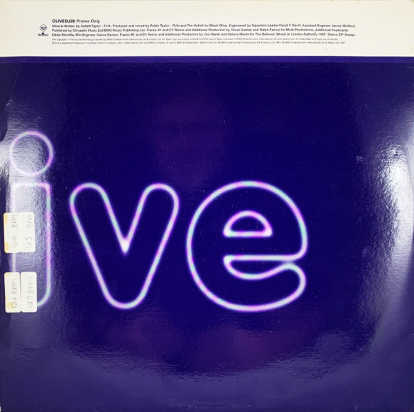 Olive - Miracle | RCA (OLIVEDJ26) - 2