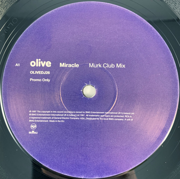 Olive - Miracle | RCA (OLIVEDJ26) - 3