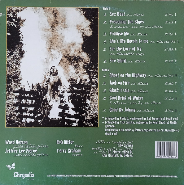 The Gun Club - Fire Of Love | Chrysalis (101004) - 2