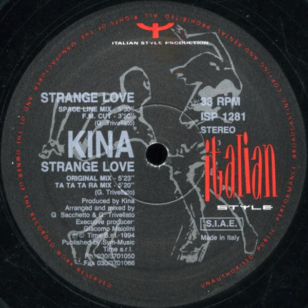 Kina - Strange Love | Italian Style Production (ISP 1281)