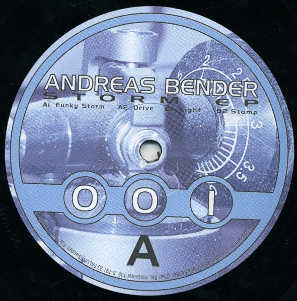 Andreas Bender - Storm EP | Clear Blu (CLEAR-01) - main