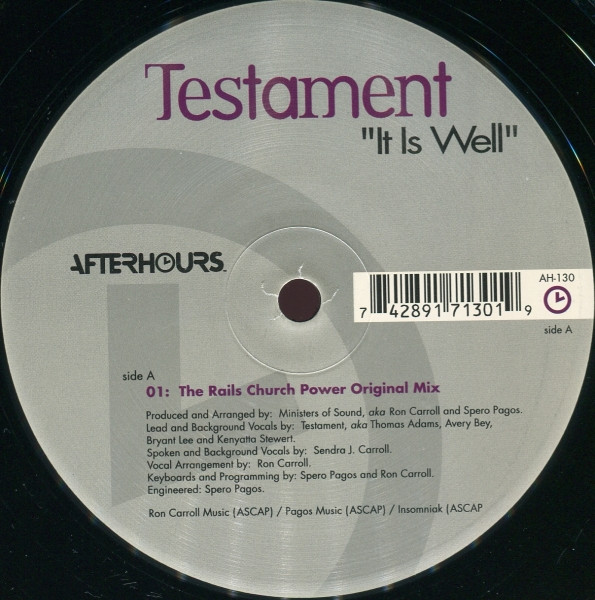Testament - It Is Well | Afterhours (AH-130) - 2