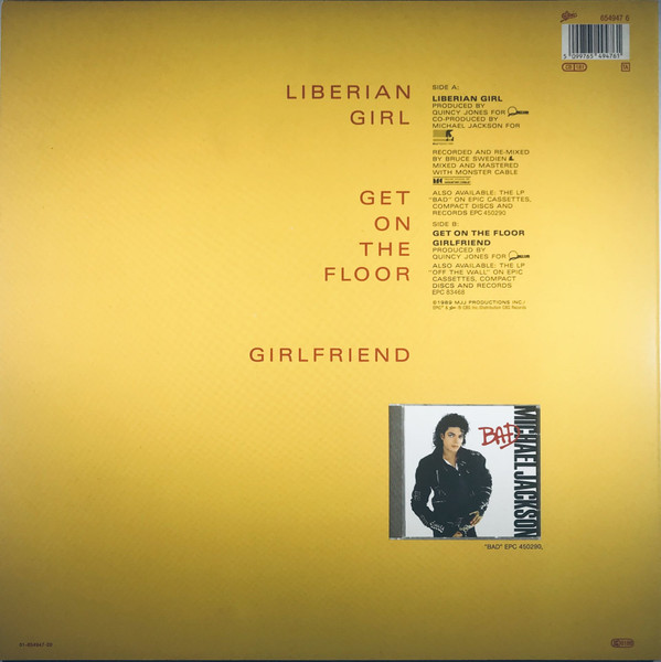 Michael Jackson - Liberian Girl | Epic (654947 6) - 2