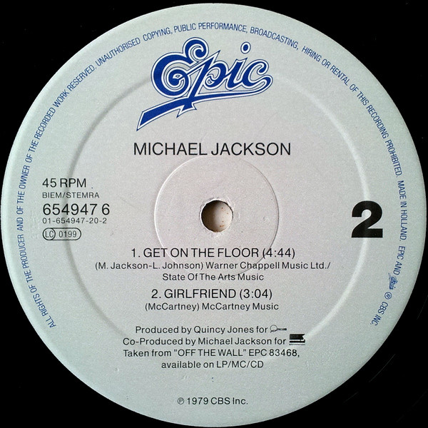 Michael Jackson - Liberian Girl | Epic (654947 6) - 4