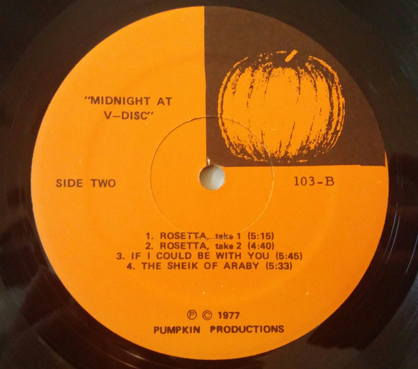 Louis Armstrong * Jack Teagarden And The V-Disc All Stars - Midnight At V-Disc | Pumpkin Productions (103) - 4 Louis Armstrong * Jack Teagarden And The V-Disc All Stars - Midnight At V-Disc | Pumpkin Productions (103) - 4
