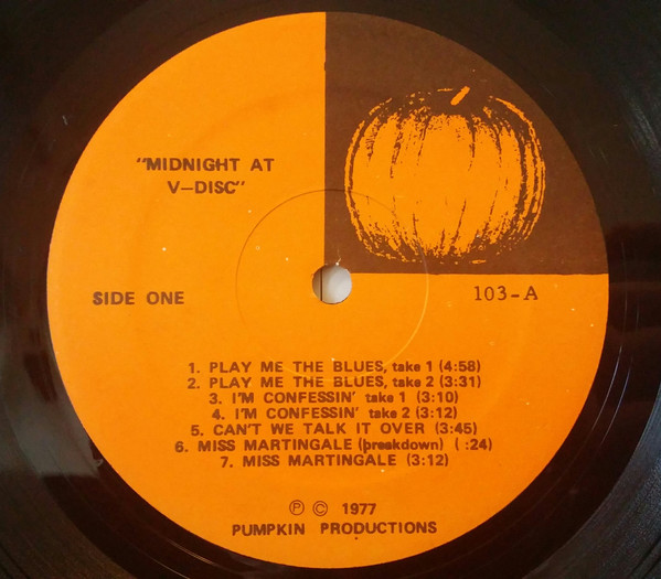 Louis Armstrong * Jack Teagarden And The V-Disc All Stars - Midnight At V-Disc | Pumpkin Productions (103) - 3 Louis Armstrong * Jack Teagarden And The V-Disc All Stars - Midnight At V-Disc | Pumpkin Productions (103) - 3