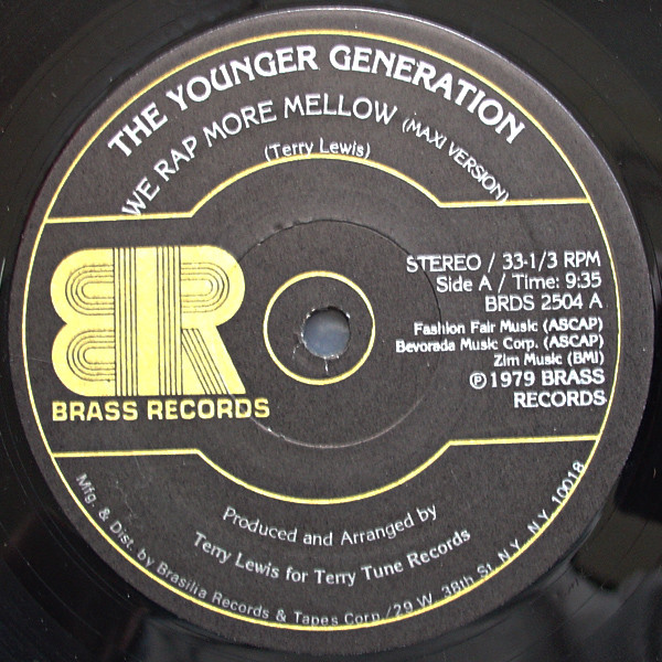 The Younger Generation - We Rap More Mellow | Brass Records (BRDS 2504)