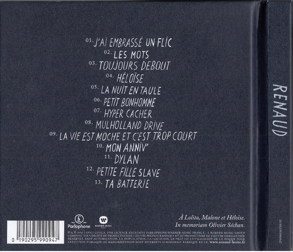 Renaud - Renaud | Parlophone (0190295990947) - 2 Renaud - Renaud | Parlophone (0190295990947) - 2