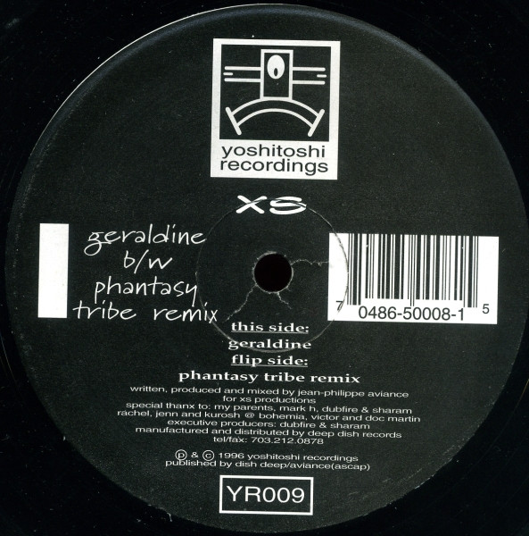 XS - Geraldine / Phantasy Tribe Remix | Yoshitoshi Recordings (YR009)