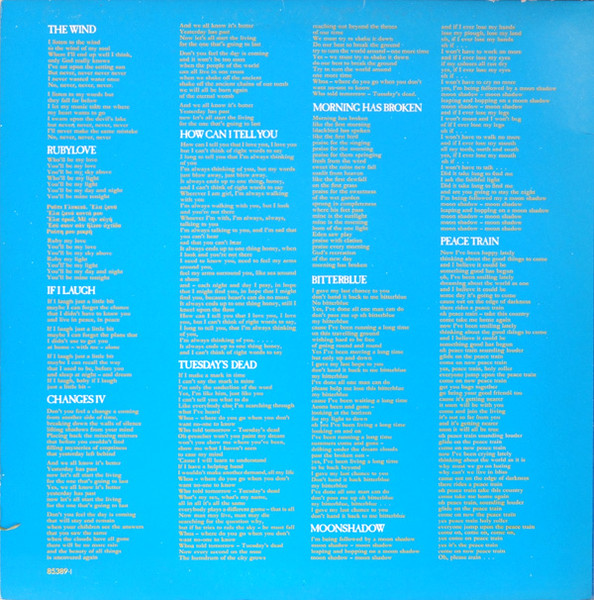 Cat Stevens - Teaser And The Firecat | Island Records (85.389 - I) - 2 Cat Stevens - Teaser And The Firecat | Island Records (85.389 - I) - 2
