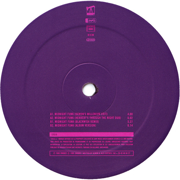 Demon - Midnight Funk | 20000st (ST 010) - 3