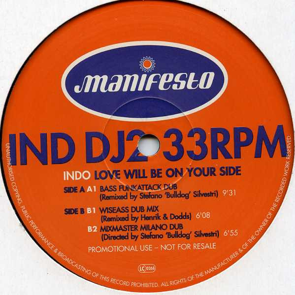 Indo Aminata - Love Will Be On Your Side | Manifesto (IND DJ2) - main Indo Aminata - Love Will Be On Your Side | Manifesto (IND DJ2) - main