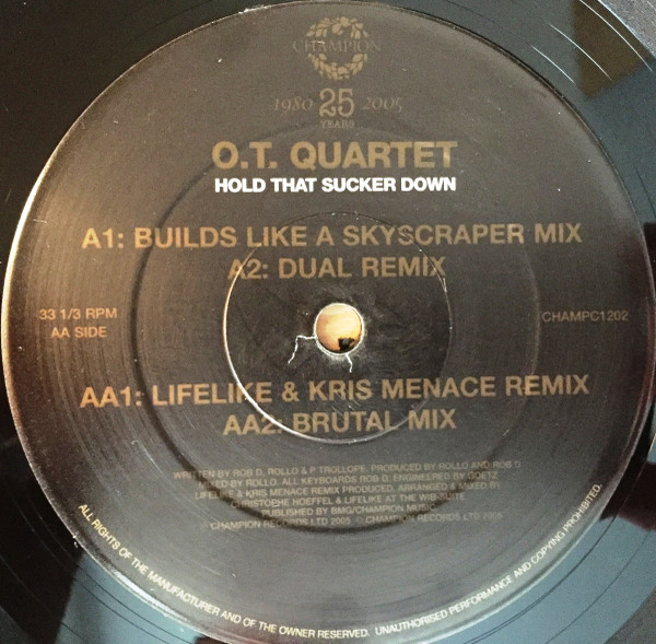The O.T. Quartet - Hold That Sucker Down | Champion (CHAMPC1202) - 2 The O.T. Quartet - Hold That Sucker Down | Champion (CHAMPC1202) - 2
