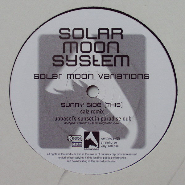 Solar Moon System - Solar Moon Variations | Rainhorse Records (Rainhorse 002)