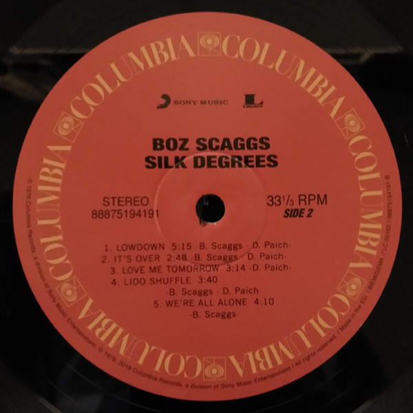 Boz Scaggs - Silk Degrees | Legacy (88875194191) - 4