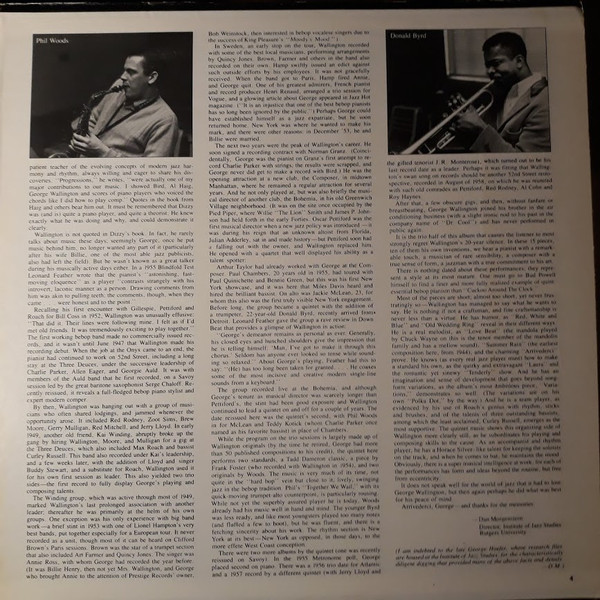 George Wallington - Our Delight | Prestige (P-24093) - 3