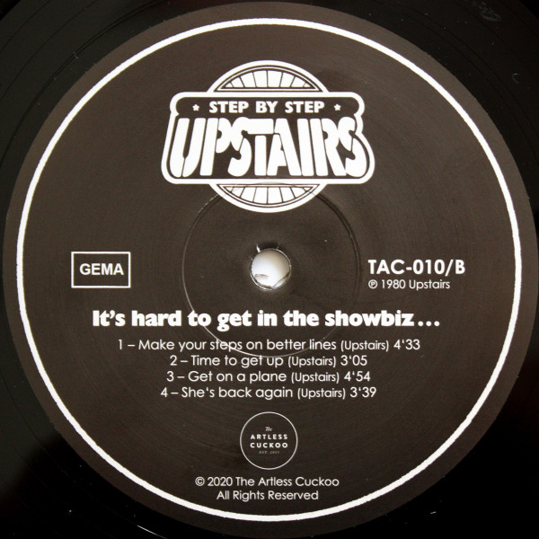 Upstairs - It's Hard To Get In The Showbiz | The Artless Cuckoo (TAC-010) - 3