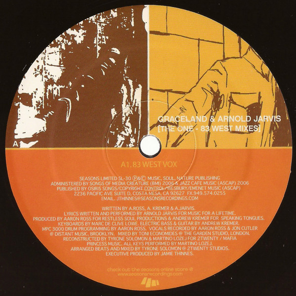 Graceland & Arnold Jarvis - The One (83 West Mixes) | Seasons Limited (SL-30)