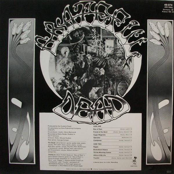 The Grateful Dead - American Beauty | Warner Bros. Records (46 074) - 2 The Grateful Dead - American Beauty | Warner Bros. Records (46 074) - 2