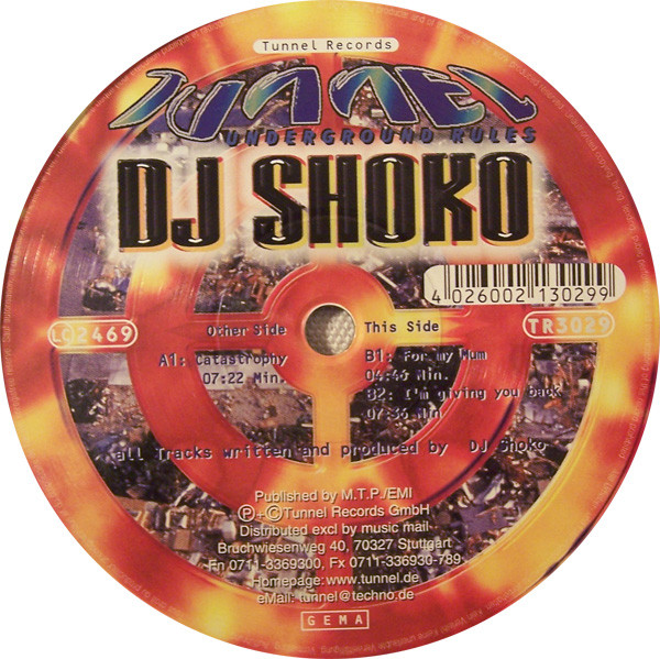 DJ Shoko - Catastrophe | Tunnel Records (TR3029) - 3 DJ Shoko - Catastrophe | Tunnel Records (TR3029) - 3
