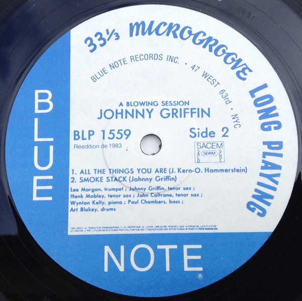 Johnny Griffin - A Blowing Session | Blue Note (BLP 1559) - 4
