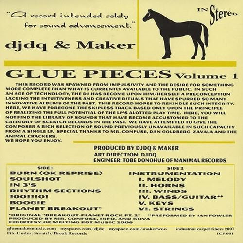 DJ DQ & Maker - Glue Pieces Vol.1 (Sounds for Instrumentation) | Industrial Carpet Fibers (ICF-001) - 2