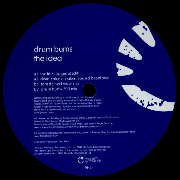 Drum Bums - The Idea | Phonetic Recordings (PH24)
