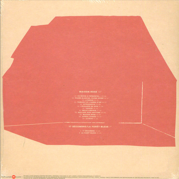 Emmanuelle Parrenin - Maison Rose + 17 Décembre / La Forêt Bleue | SouffleContinu Records (FFL024X) - 2