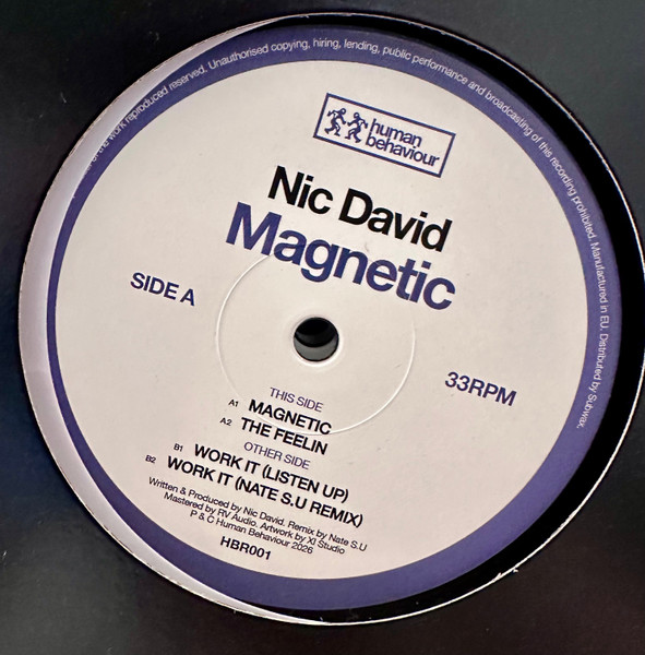Nic David - Magnetic | Human Behaviour Records (HBR001) - main