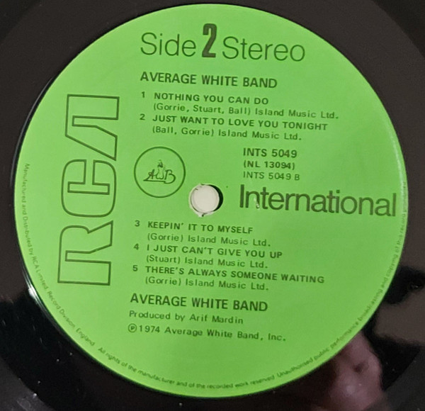 Average White Band - AWB | RCA International (INTS 5049) - 4