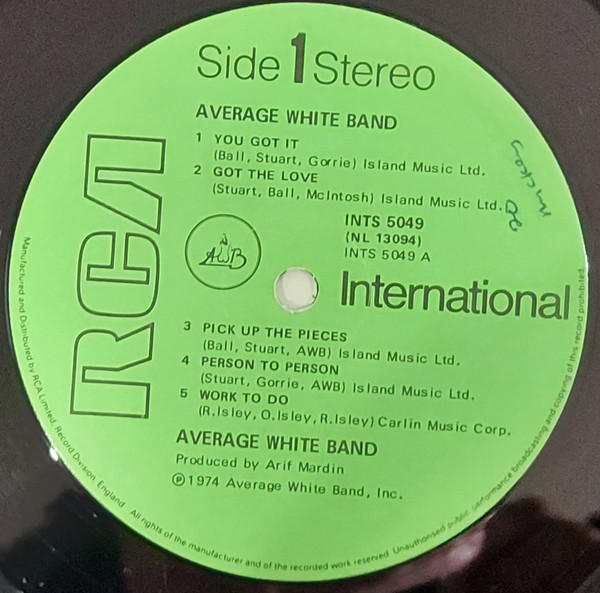 Average White Band - AWB | RCA International (INTS 5049) - 3