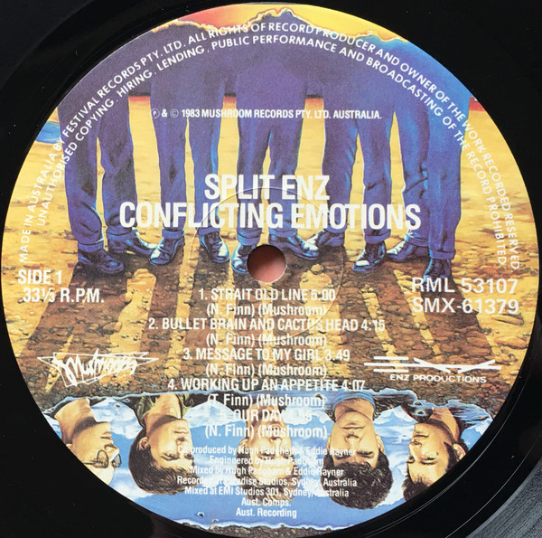 Split Enz - Conflicting Emotions | Mushroom (RML 53107) - 2