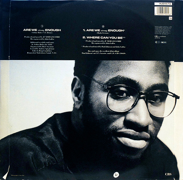 Paul Johnson - Are We Strong Enough | CBS (PJOHN T3)