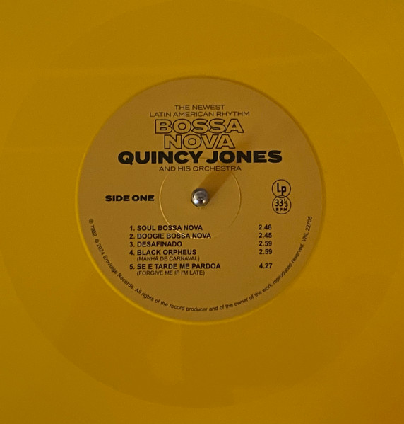 Quincy Jones And His Orchestra - Big Band Bossa Nova | Ermitage (VNL 22705) - 3