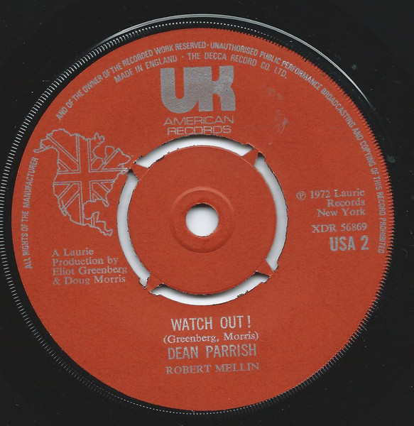 Dean Parrish - I'm On My Way | UK American Records (USA 2) - 2