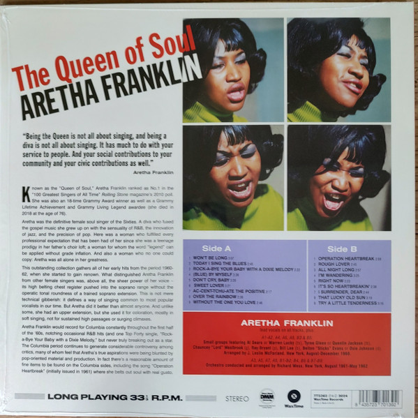 Aretha Franklin - The Queen of Soul | WaxTimeRecords (772362) - 2