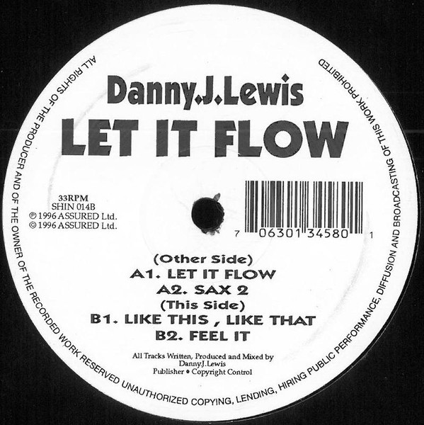 Danny.J.Lewis - Let It Flow | Shindig (SHIN 014) - main