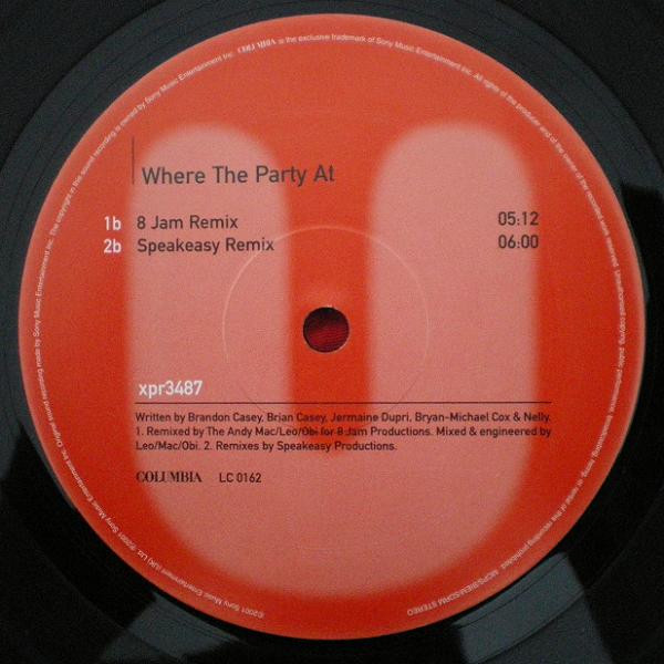 Jagged Edge - Where The Party At | Columbia (XPR 3487) - 2