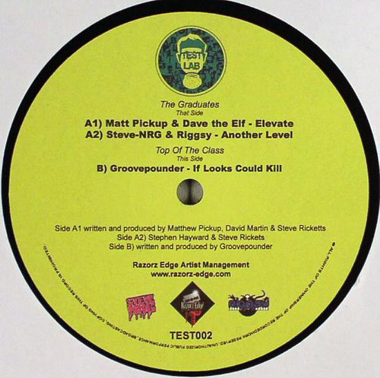 Various - Elevate / Another Level / If Looks Could Kill | Test Lab (TEST002)