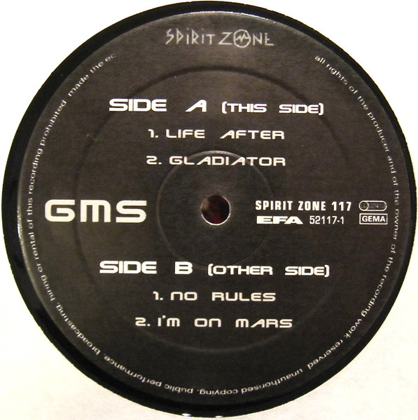 GMS - No Rules | Spirit Zone Recordings (Spirit Zone 117) - 3
