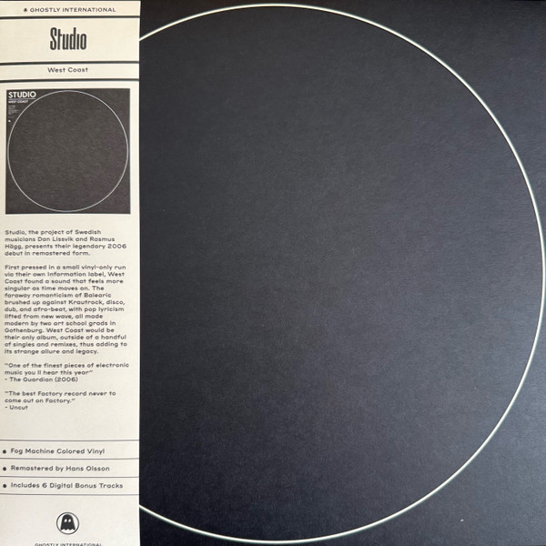 Studio - West Coast | Ghostly International (GI-437) Studio - West Coast | Ghostly International (GI-437)