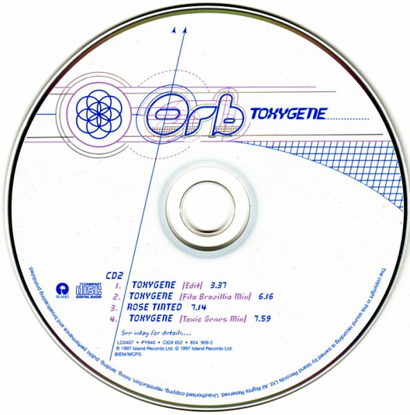 The Orb - Toxygene | Island Records (CIDX 652) - 3
