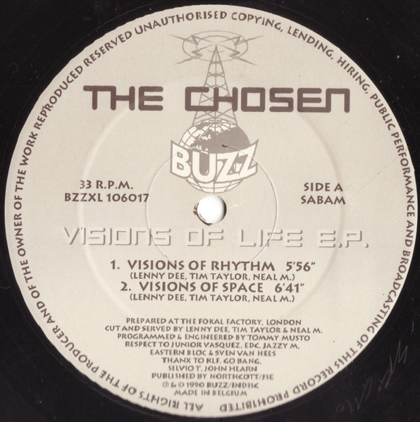 The Chosen - Visions Of Life EP | Buzz (BZZXL 106017) - 2