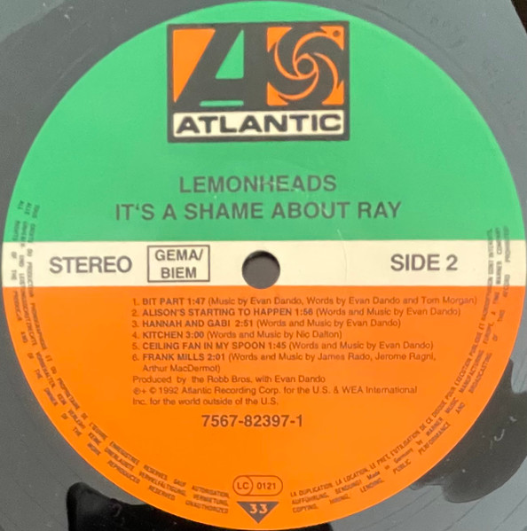 The Lemonheads - It's A Shame About Ray | Atlantic (7567-82397-1) - 4 The Lemonheads - It's A Shame About Ray | Atlantic (7567-82397-1) - 4